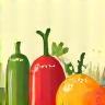 Icon representing seasonal fruits and vegetables