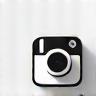 Monochrome Instagram icon